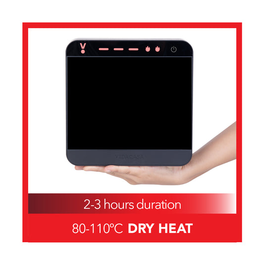 The H1X food warmer, the most powerful wireless food warmer on the market today, can deliver at 110°C (230°F) heating temperature for 120+ minutes (2+ hours).