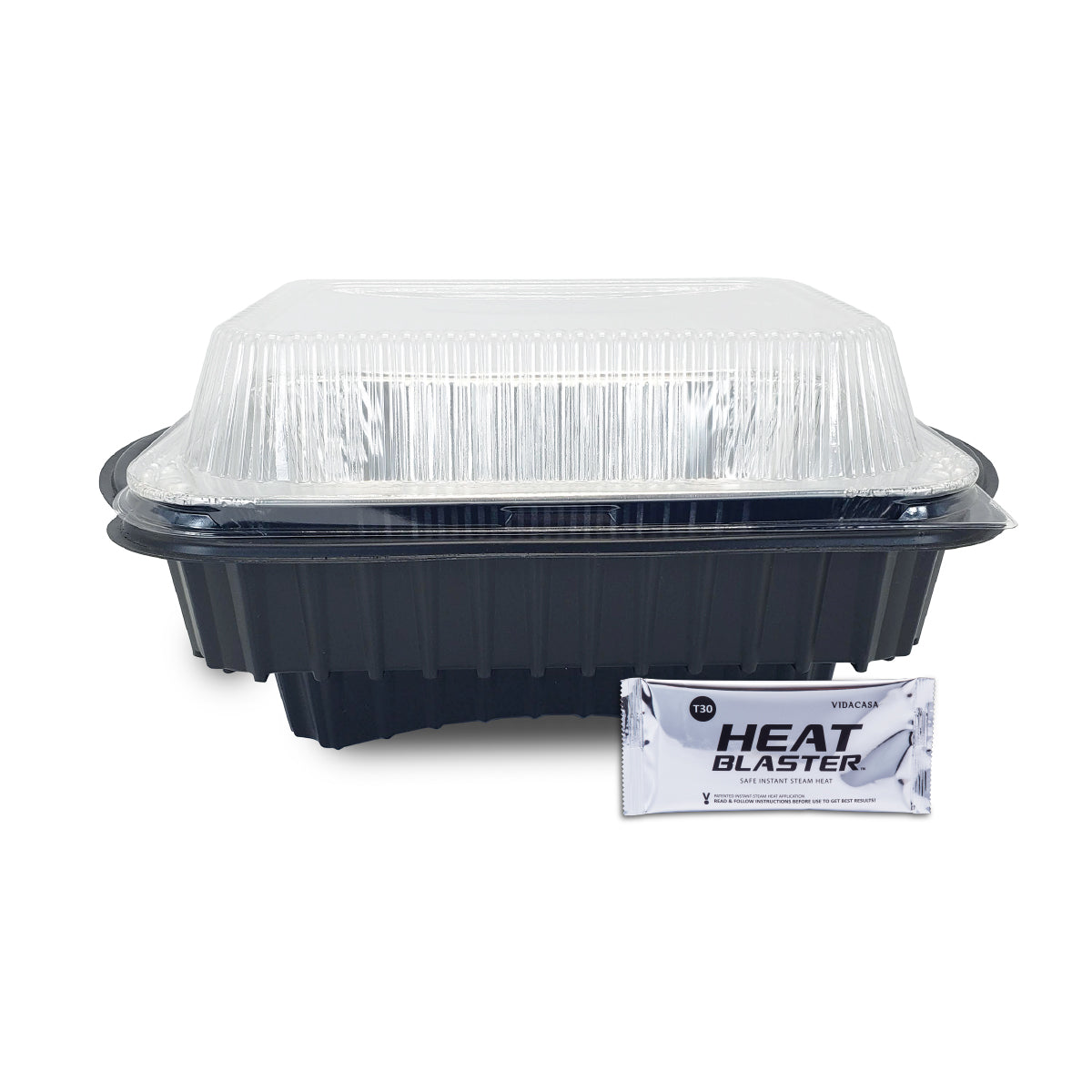 Vidacasa® latest redesign lightweight sturdy economical gastronorm sizing flameless buffet warming equipment.  Quick water activation with T30 Heat Blaster brings moist heat temperature 80ºC (146ºF) for 45 mins.