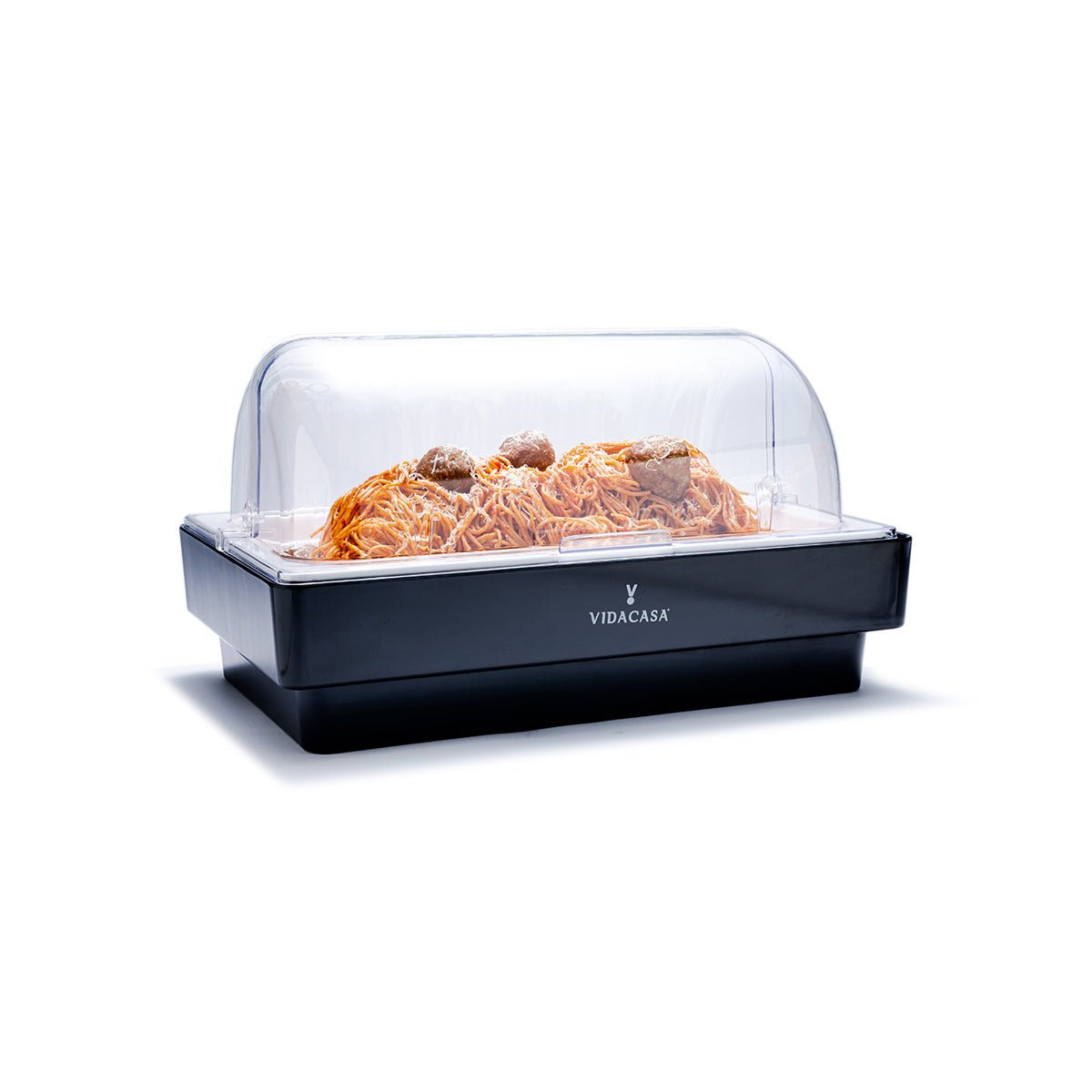 Today's most versatile gastronorm sizing buffetware equipment that can keep cold foods fresh at 4ºC (39ºF) without wet ice, or cooked gourmet hot at 80ºC (176ºF) without dangling cords or chafing fuels.