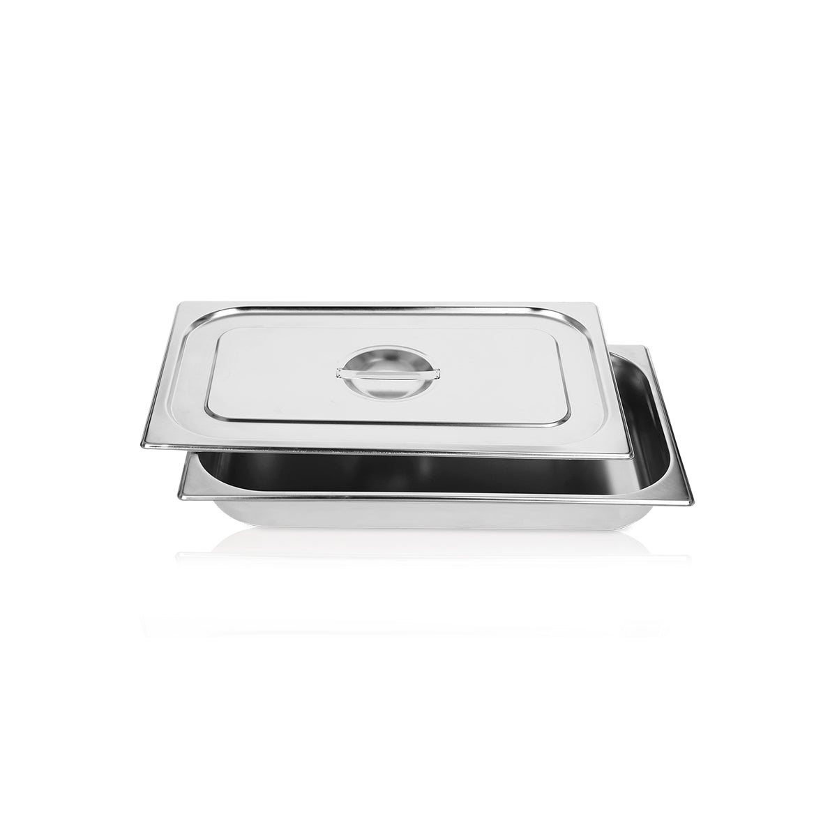 Standard GN gastronorm sizing food pan specifically for Vidacasa® Universal buffetware equipment.