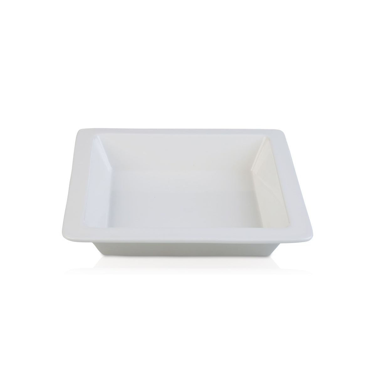 Deep dish plates - available in porcelain and melamine materials. Porcelains displays refinements and retains heat well while melamines are lightweight for easy handling.